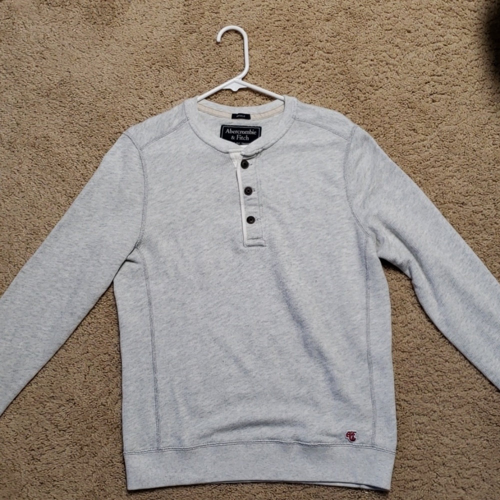 Abercrombie & Fitch Muscle Henley Sweatshirt